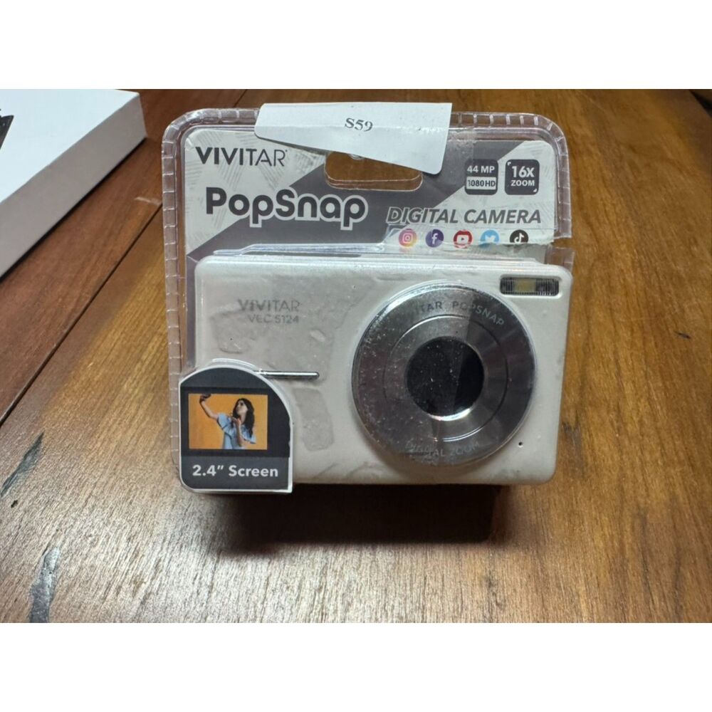 Vivitar VEC S124 Camera, 44 MP, 1080 HD, 16X Zoom
